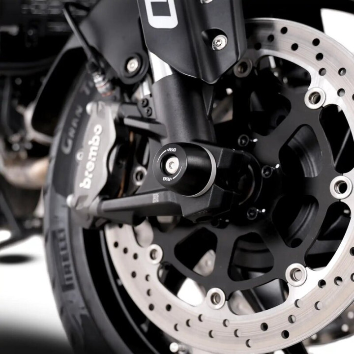 Protection de fourche R&G Racing FP0337BK | Oxmoto