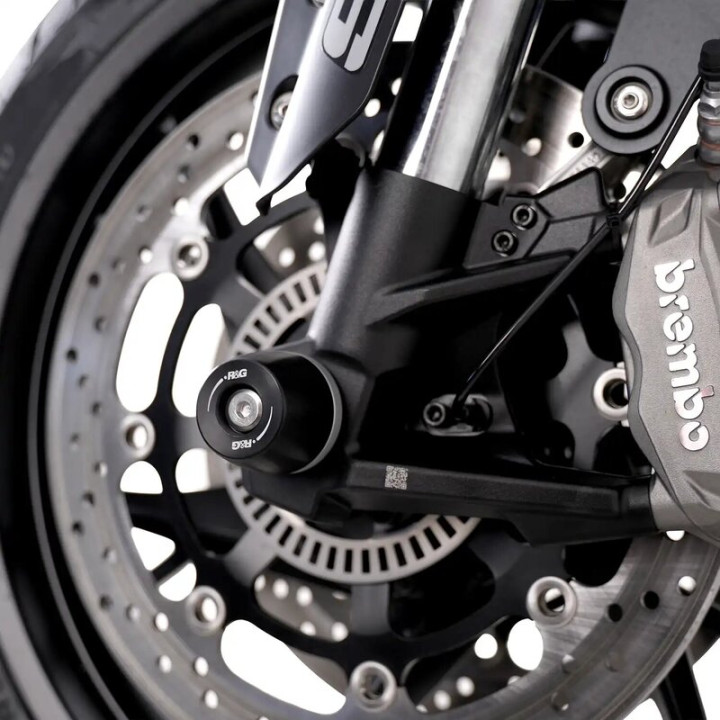 Protection de fourche R&G Racing FP0337BK | Oxmoto
