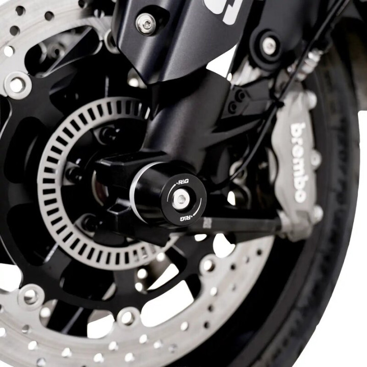 Protection de fourche R&G Racing FP0337BK | Oxmoto