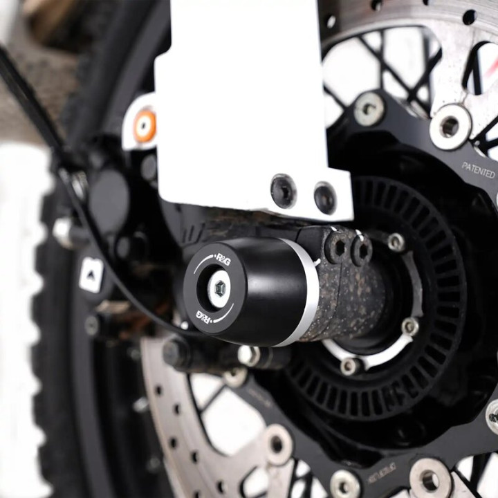 Protection de fourche R&G RACING FP0328BK | Oxmoto