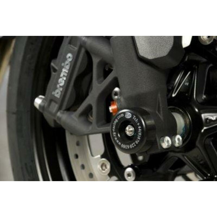Protection de fourche R&G RACING noir FP0098BK | Oxmoto