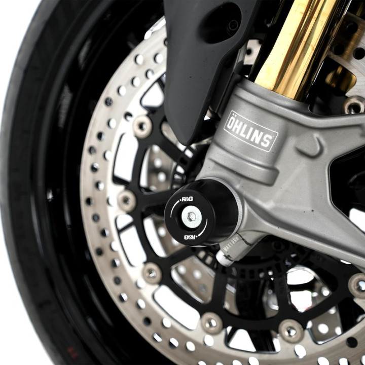 Protections de fourche R&G RACING FP0313BK | Oxmoto