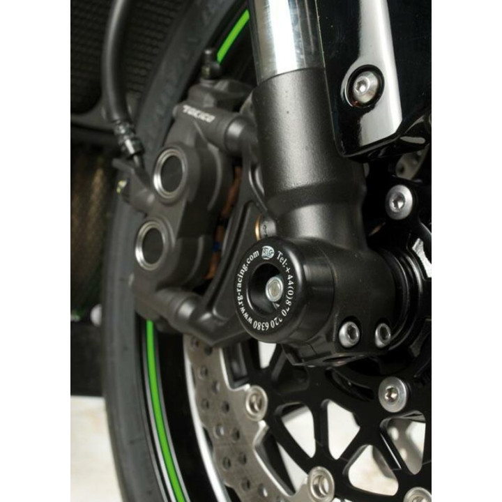 Protection de fourche R&G RACING noir Kawasaki ZX10R FP0081BK