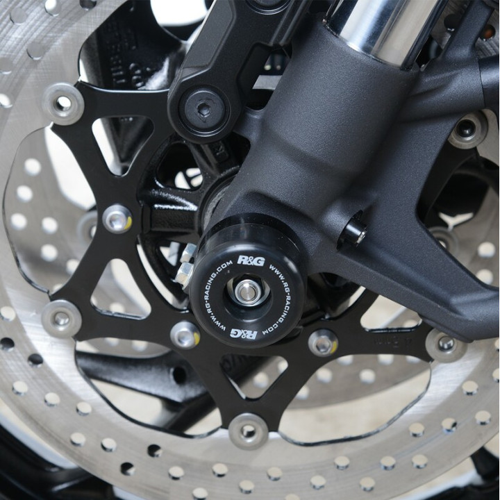 Protection de fourche R&G RACING noir FP0223BK | Oxmoto