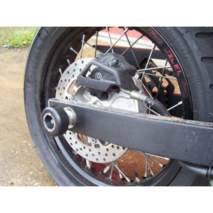 Protection de bras oscillant R&G RACING noir Yamaha | Oxmoto
