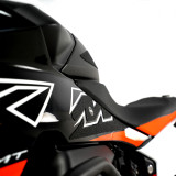Kit grip de réservoir R&G RACING 2 pièces EZRG518CL | Oxmoto
