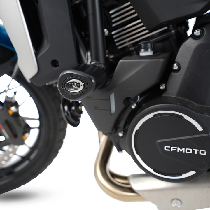 Tampons de protection R&G RACING Aero noir CP0560BL | Oxmoto