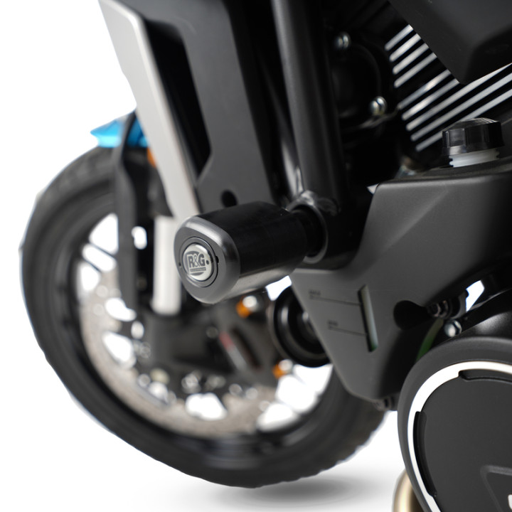 Tampons de protection R&G RACING Aero noir CP0560BL | Oxmoto