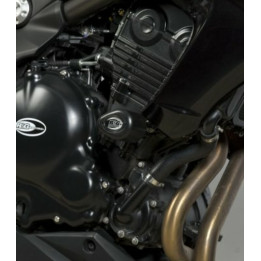 Tampons de protection R&G RACING Aero noir Kawasaki ER-6 N CP0313BL