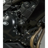 Tampons de protection R&G RACING Aero noir Kawasaki ER-6 N CP0313BL