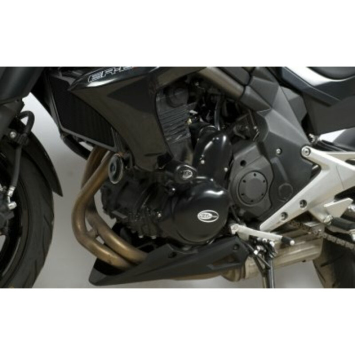 Tampons de protection R&G RACING Aero noir Kawasaki ER-6 N CP0313BL