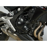 Tampons de protection R&G RACING Aero noir Kawasaki ER-6 N CP0313BL