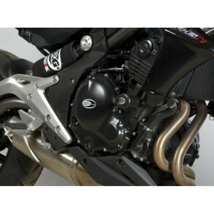 Tampons de protection R&G RACING Aero noir Kawasaki ER-6 N CP0313BL