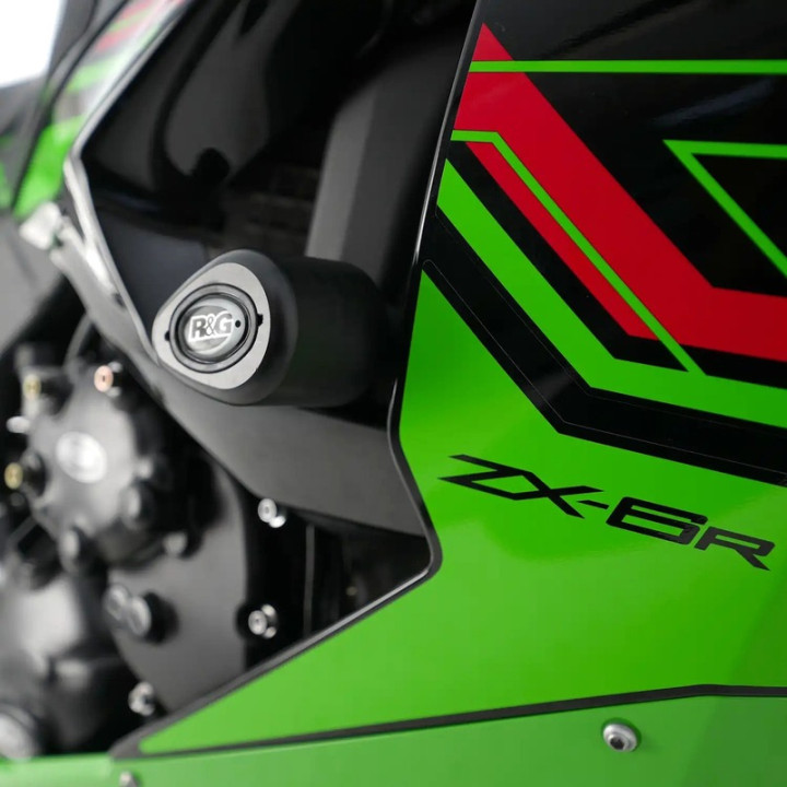 Tampon pare-carter R&G RACING Aero - noir CP0567BL | Oxmoto