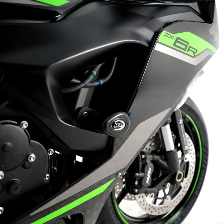 Tampon pare-carter R&G RACING Aero - noir CP0567BL | Oxmoto