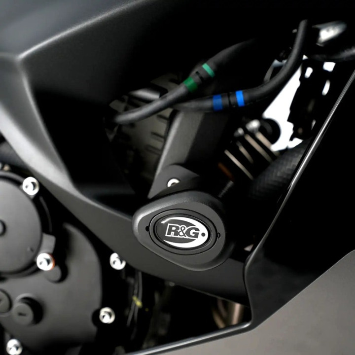 Tampon pare-carter R&G RACING Aero - noir CP0567BL | Oxmoto