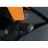 Tampons de protection R&G RACING Aero noir CP0348BL | Oxmoto