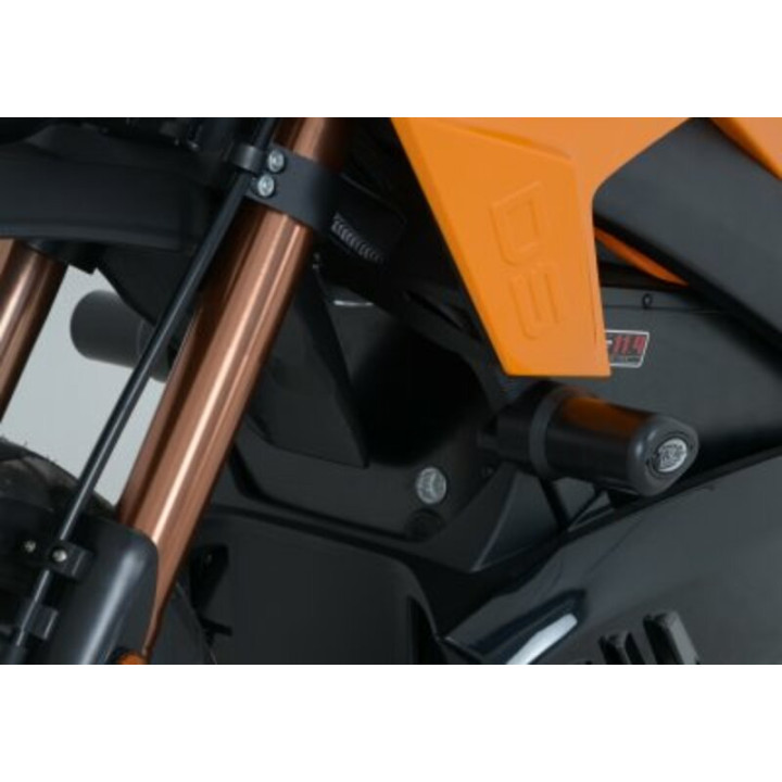 Tampons de protection R&G RACING Aero noir CP0348BL | Oxmoto