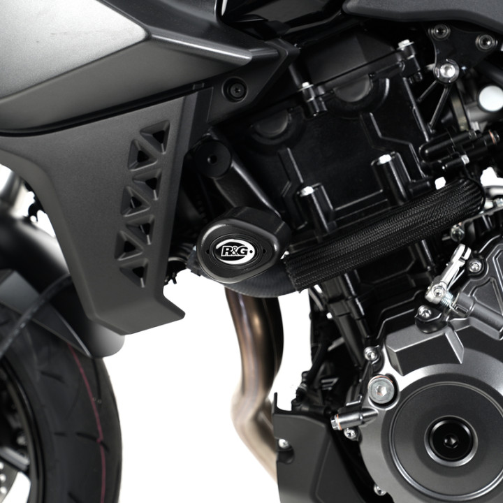 Tampons de protection R&G RACING Aero noir CP0557BL | Oxmoto