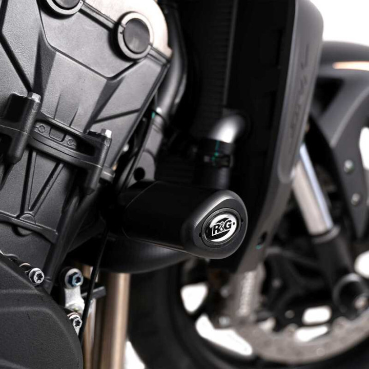 Tampons de protection R&G RACING Aero - noir CP0607BL