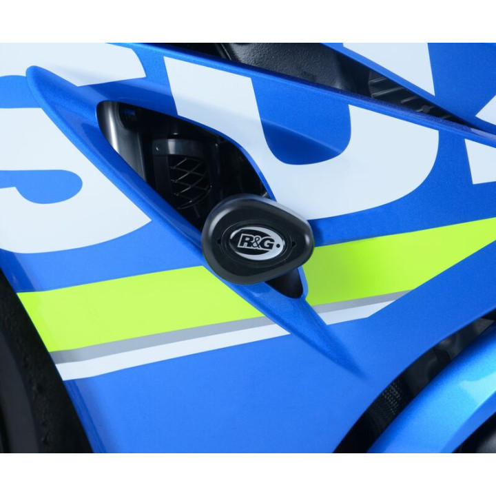 Tampons de protection R&G RACING Aero noir Suzuki GSX-R1000 CP0422BL