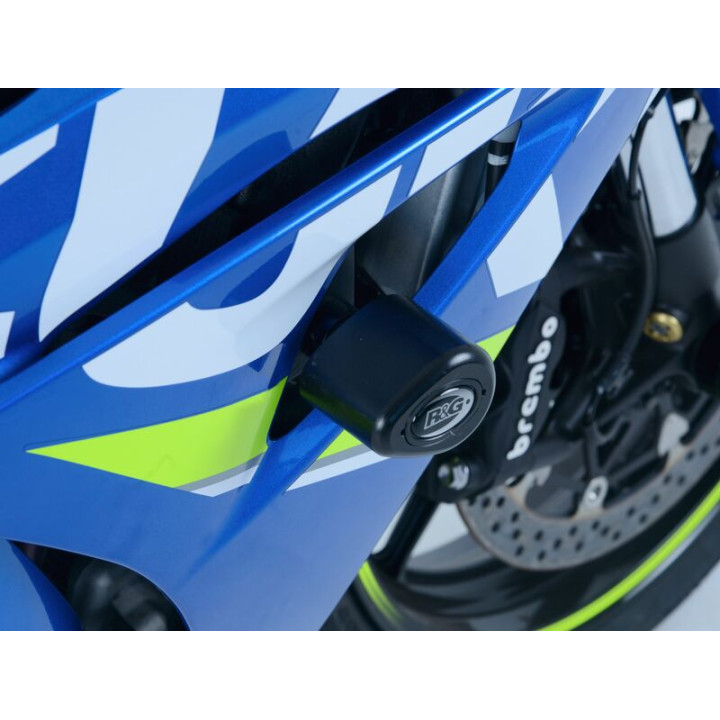 Tampons de protection R&G RACING Aero noir Suzuki GSX-R1000 CP0422BL