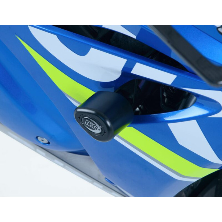 Tampons de protection R&G RACING Aero noir Suzuki GSX-R1000 CP0422BL