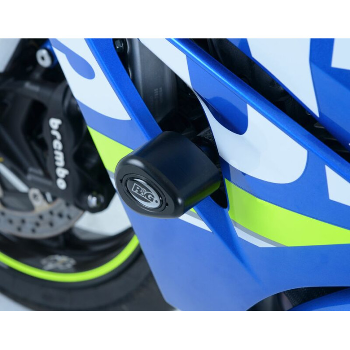 Tampons de protection R&G RACING Aero noir Suzuki GSX-R1000 CP0422BL
