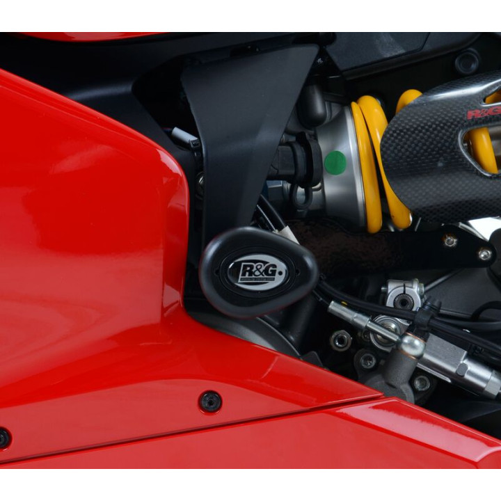 Tampons de protection R&G RACING Aero noir Ducati CP0389BL