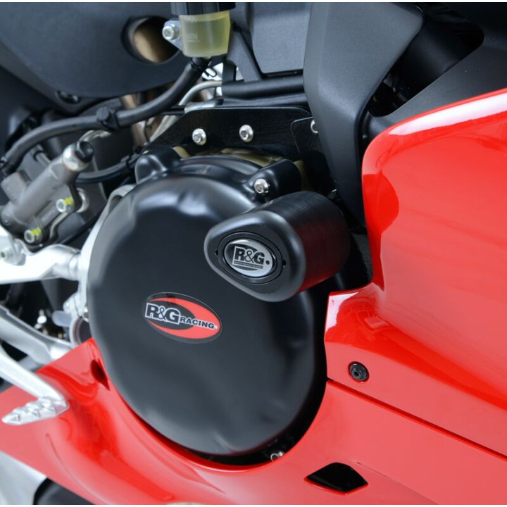 Tampons de protection R&G RACING Aero noir Ducati CP0389BL