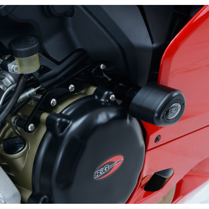 Tampons de protection R&G RACING Aero noir Ducati CP0389BL