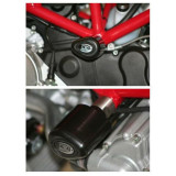 Tampons de protection R&G RACING Aero noir Ducati CP0224BL