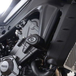 Tampons de protection R&G RACING Aero - noir Yamaha | Oxmoto