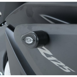 Tampons de protection R&G RACING Aero noir Yamaha YZF-R125 CP0399BL