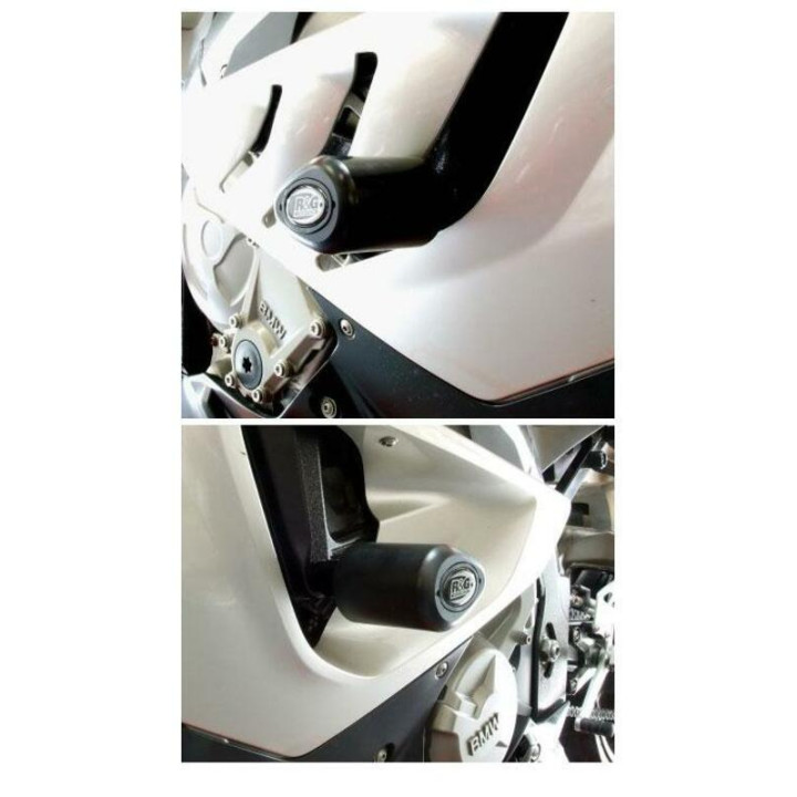 Tampons de protection R&G RACING Aero noir BMW S1000RR CP0263BL