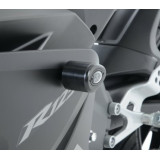 Tampons de protection R&G RACING Aero noir Yamaha YZF-R125 CP0399BL