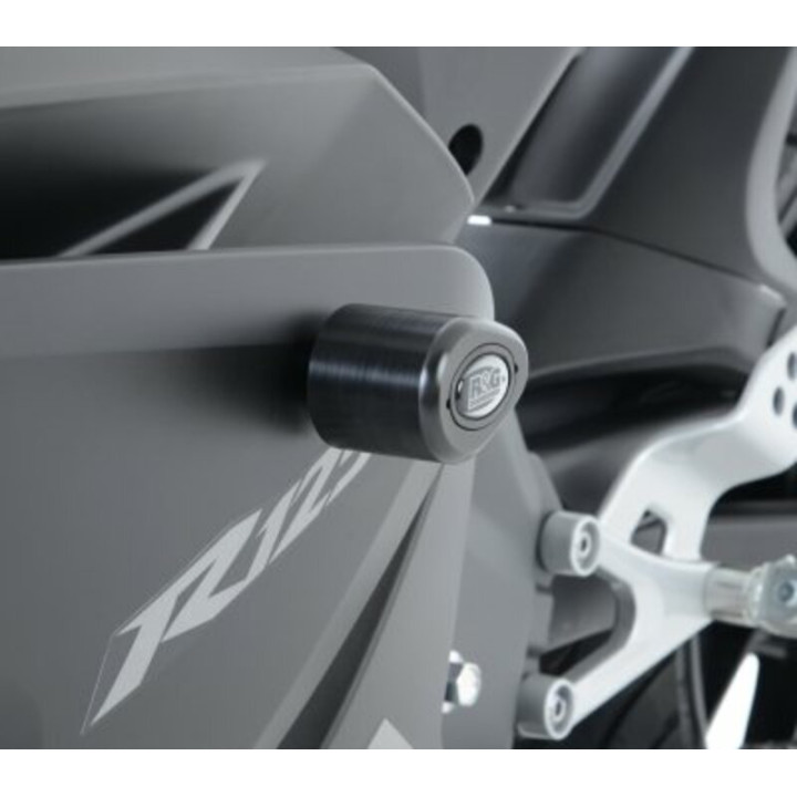 Tampons de protection R&G RACING Aero noir Yamaha YZF-R125 CP0399BL
