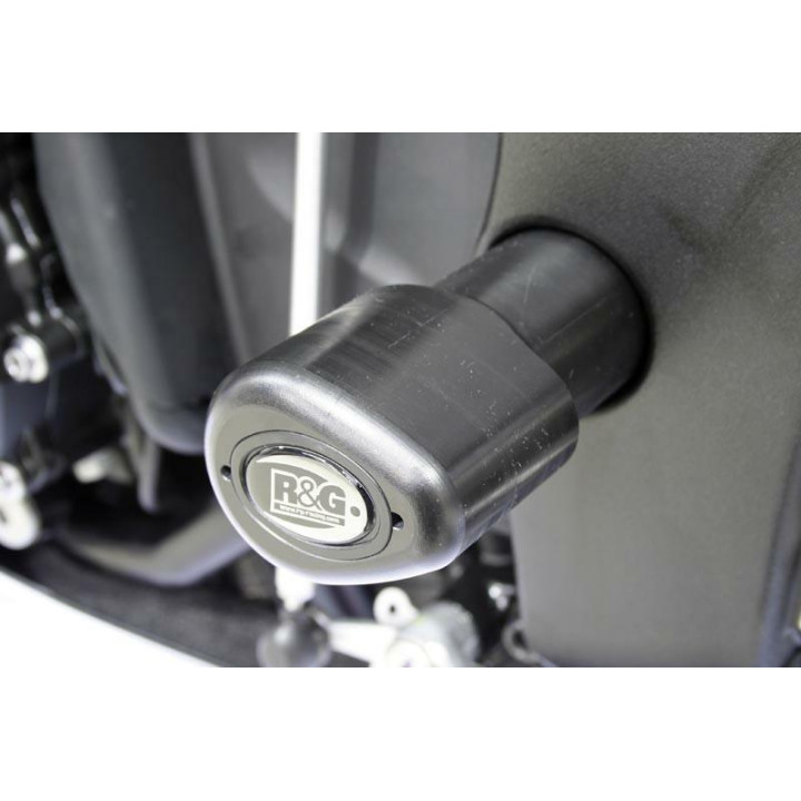 Tampons de protection supérieurs R&G RACING Aero noir Yamaha YZF-R1 CP0244BL