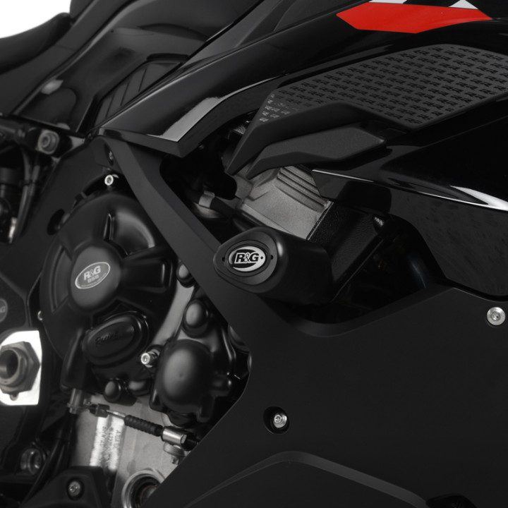 Tampons de protection R&G RACING Aero noir CP0551BL | Oxmoto
