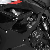 Tampons de protection R&G RACING Aero noir CP0551BL | Oxmoto