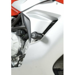Tampons de protection R&G RACING Aero noir MV Agusta CP0321BL