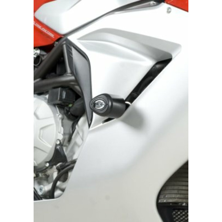 Tampons de protection R&G RACING Aero noir MV Agusta CP0321BL