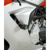 Tampons de protection R&G RACING Aero noir MV Agusta CP0321BL