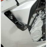 Tampons de protection R&G RACING Aero noir MV Agusta CP0321BL