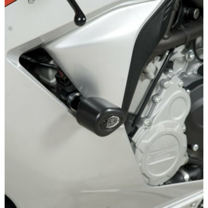 Tampons de protection R&G RACING Aero noir MV Agusta CP0321BL