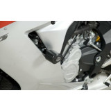 Tampons de protection R&G RACING Aero noir MV Agusta CP0321BL