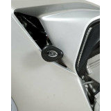 Tampons de protection R&G RACING Aero noir MV Agusta CP0321BL