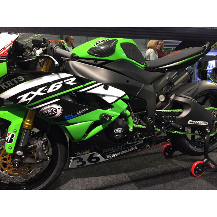 Sliders de réservoir R&G RACING carbone TS0016CG | Oxmoto