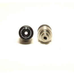 Embouts de guidon R&G RACING noir Honda BE0007BK | Oxmoto