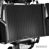 Protection de radiateur R&G Racing Pro RAD0380PROBK | Oxmoto